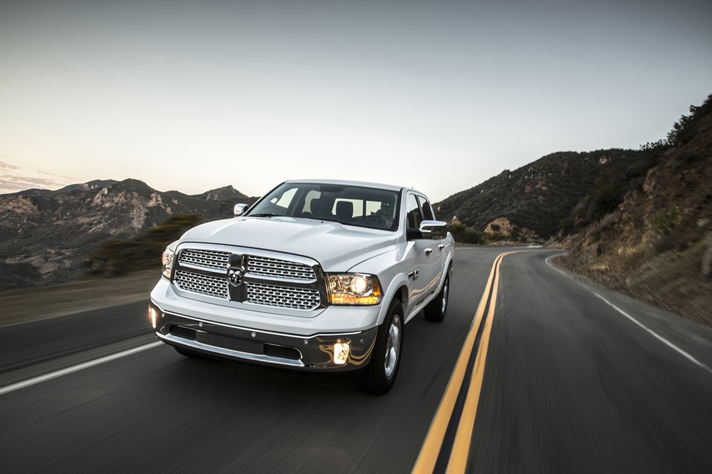 Ram is offering the first diesel engine in a light-duty truck for 2014. Called the EcoDiesel, it is designed to get impressive gas mileage and is rated to tow 9,200 pounds.