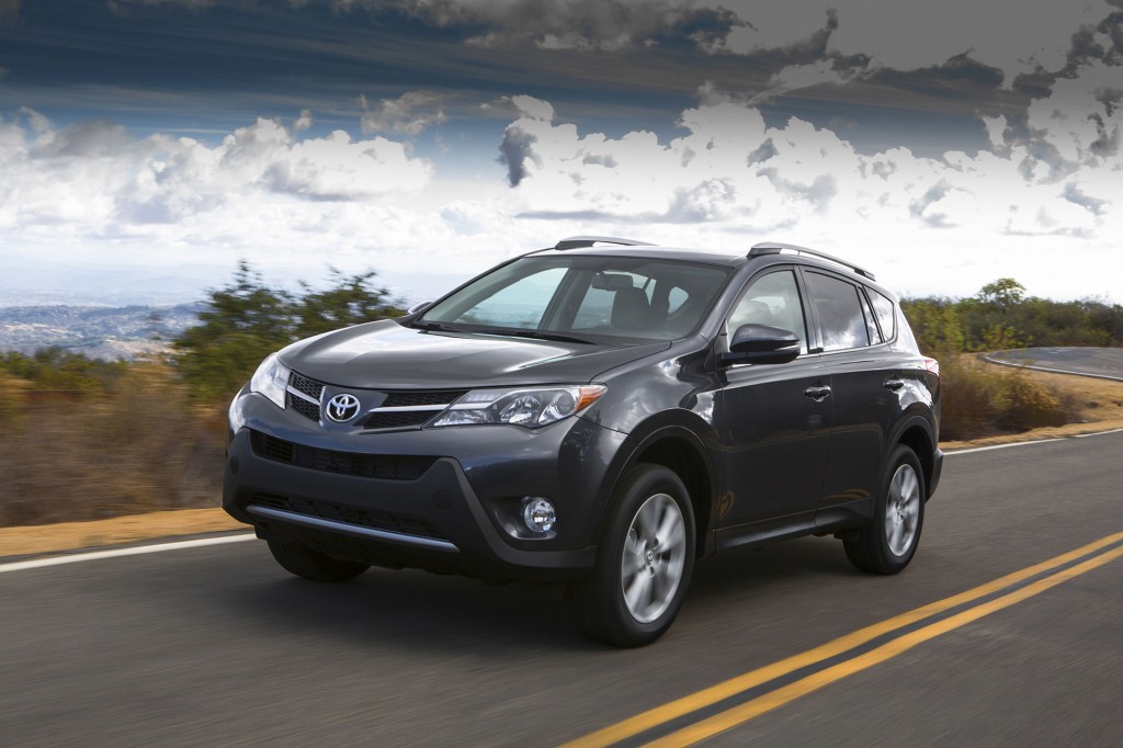The 2013 Toyota RAV4 has a more rounded, sleek body than the previous generation. It's one of many big changes in the all-new design.