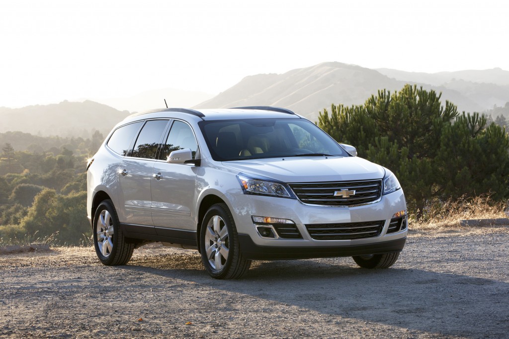 The Chevrolet Traverse upgrades its safety equipment for 2014. Forward collision alert and lane departure warning are standard on LTZ models and optional on the LT trim.