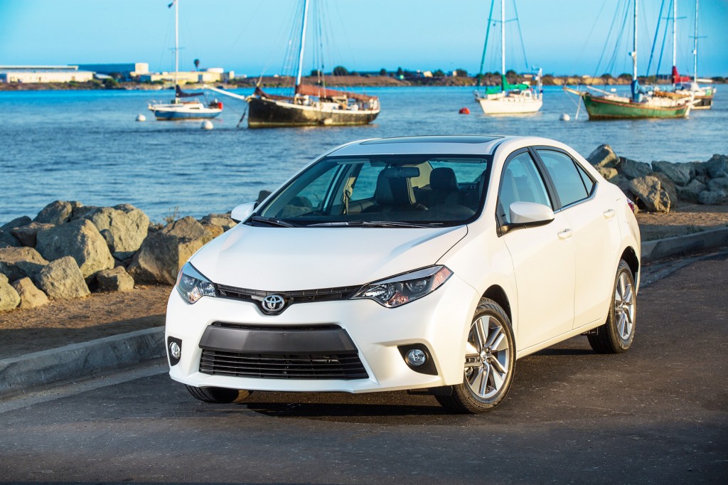 The Toyota Corolla gets an all-new design for 2014 that makes it more fuel efficient and fun to drive. It’s available in an Eco model, shown here, that is rated for 42 mpg on the highway.