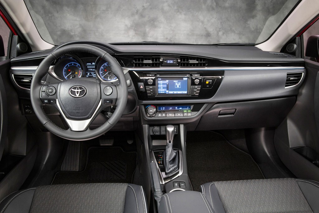 The new Corolla’s cabin has a more premium, highly designed look and feel that adds style without sacrificing the car’s legendary practicality.