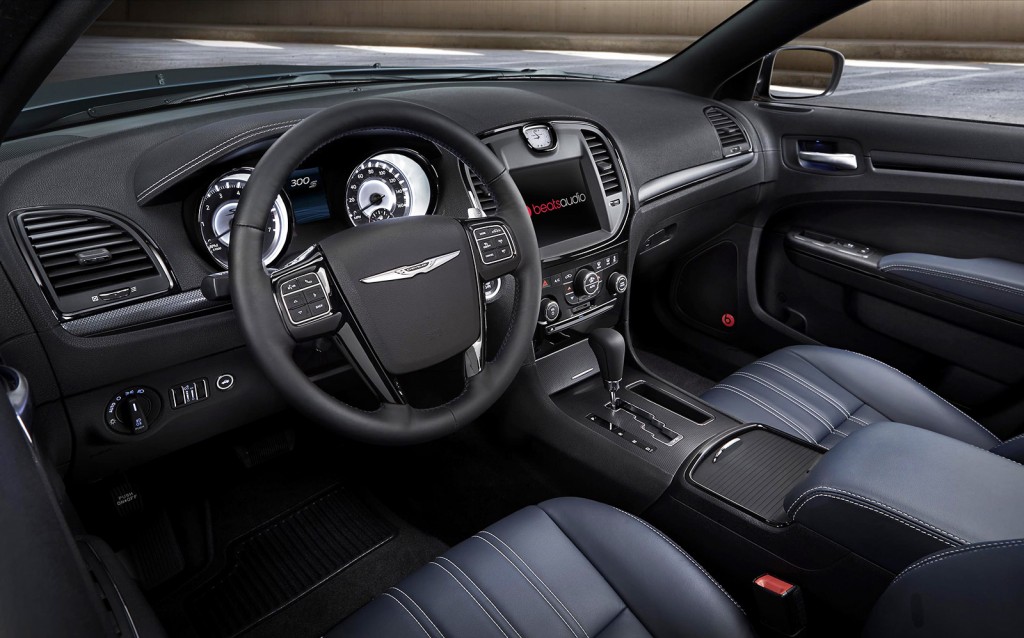 The 300S also adds an athletic-themed interior and paddle shifters behind the steering wheel, giving the driver better control over the eight-speed automatic transmission.