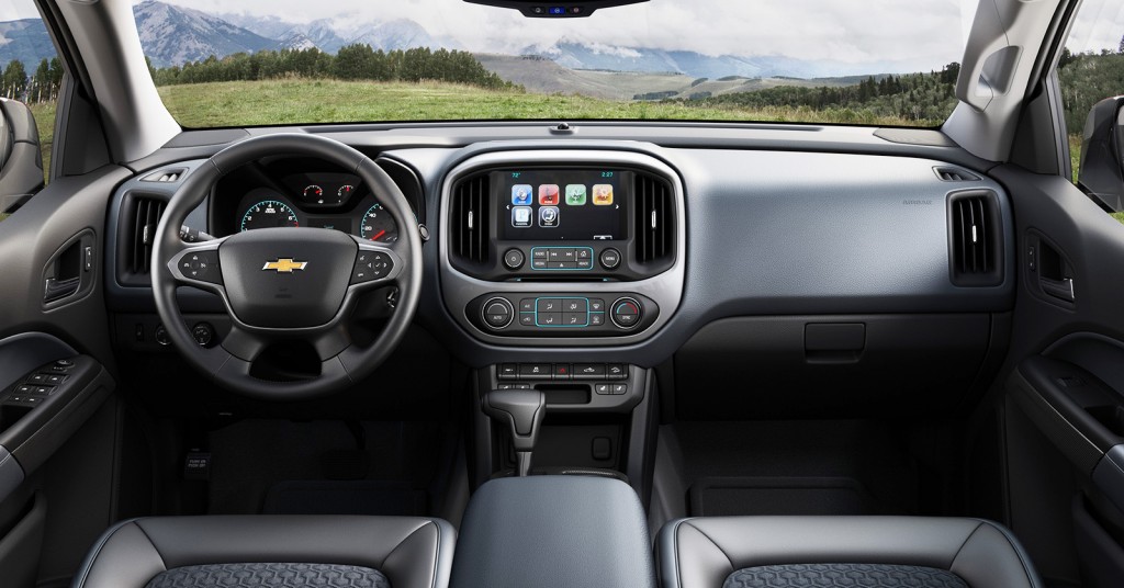 The Colorado’s interior and ride quality are lightyears ahead of the competition. Tight construction, some use of soft-touch materials and a modern layout make it the only up-to-date midsize truck on the market — at least for now.