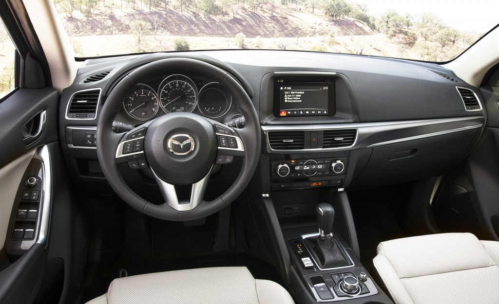The CX-5’s cabin gets a heavy overhaul with lots of soft-touch materials and a tight, seamless design.