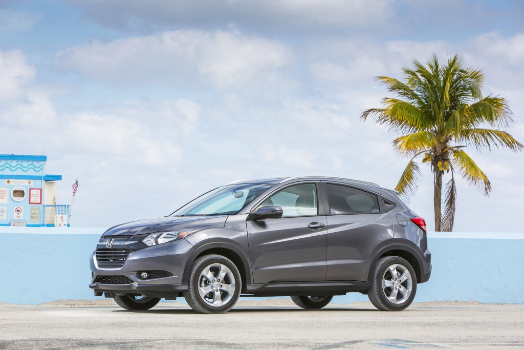 The 2016 Honda HR-V is the newest entrant in the hot market for compact crossovers. It has the lines of a big SUV but is closer in size to compact sedans. 