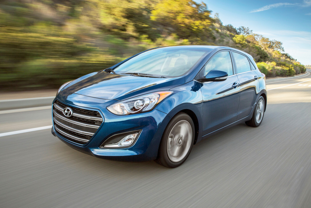 New styling, including a rather assertive grille, keep the Elantra GT looking fresh for 2016. Pricing starts at $18,800. 