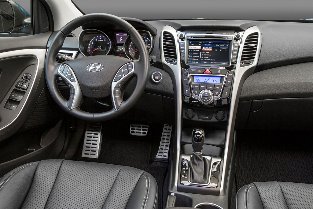 Hyundai upgraded the technology in the Elantra GT for 2016, including a next-generation navigation system and Apple Siri integration for iPhone users.