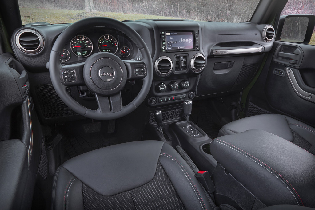 The Wrangler’s interior has gotten more modern and quiet in recent years, especially if you buy the optional hard top. And with four doors, the Wrangler Unlimited is surprisingly useful for kid-hauling duties.