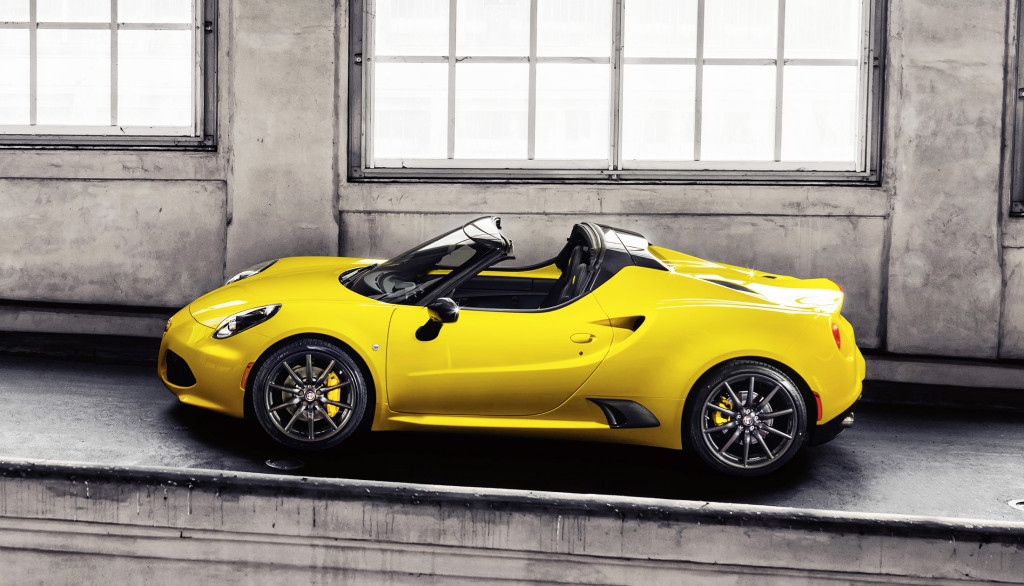 The stunningly styled Alfa Romeo 4C Spider offers the looks and excitement of a European supercar with a more attainable price.