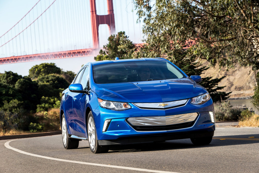 New styling makes the all-new Chevrolet Volt more eye-catching than before, with more sculpted sides and a sleeker hood. It remains an electric car that can use gasoline to extend its range, now all the way to 420 miles.