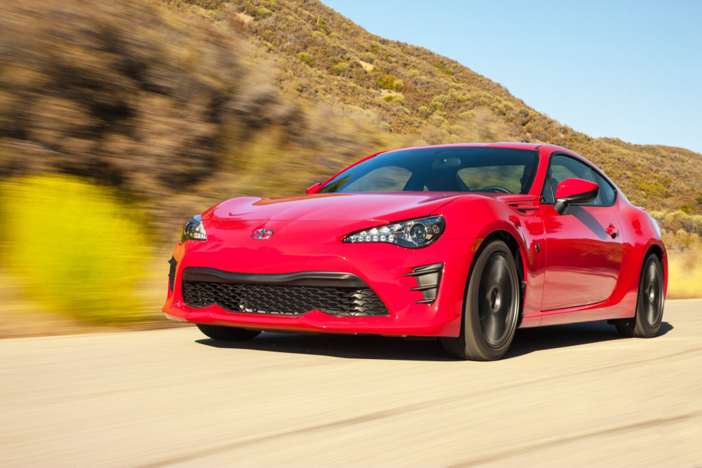 The 2017 Toyota 86, which was known last year as the Scion FR-S, is a purpose-built sports car with remarkable, precise handling that makes the driver feel connected to the road.